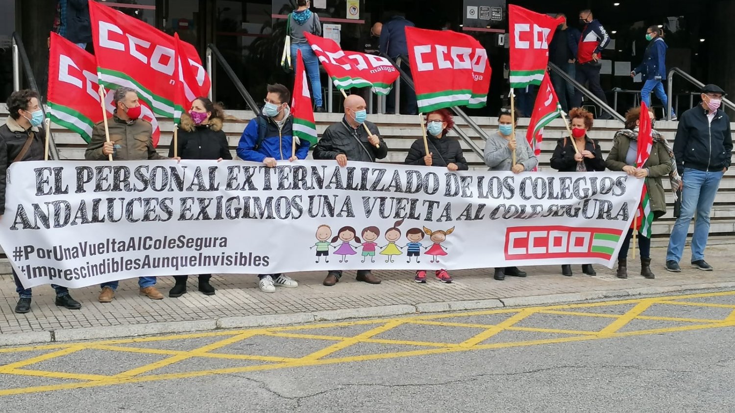 CCOO exige que se reanude de inmediato el servicio de comedor en los 45 colegios malagueños pendientes