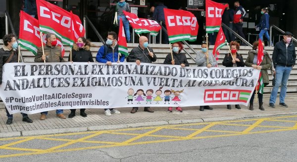 CCOO exige que se reanude de inmediato el servicio de comedor en los 45 colegios malagueños pendientes