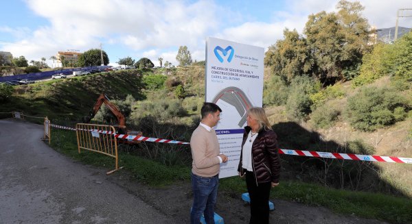 Marbella inicia los trabajos de mejora y reordenación del tráfico en el Carril del Butano
