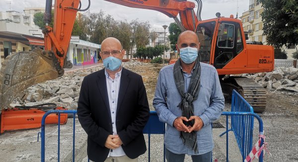 Torre del Mar comienza las obras de remodelación del párking de la calle Duque de Ahumada