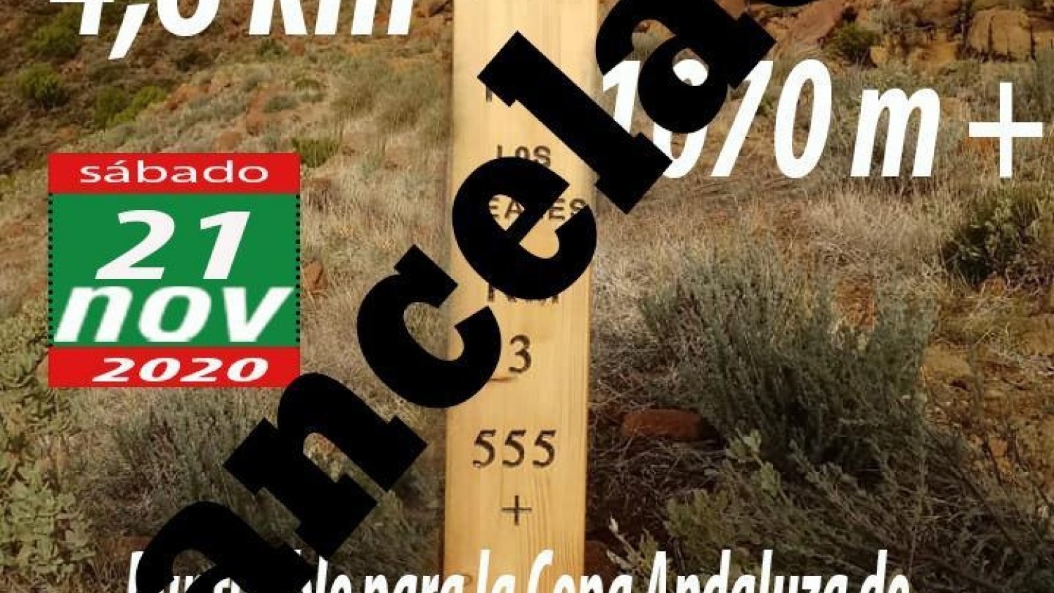 El Ayuntamiento de Estepona cancela el II Kilómetro Vertical Los Reales