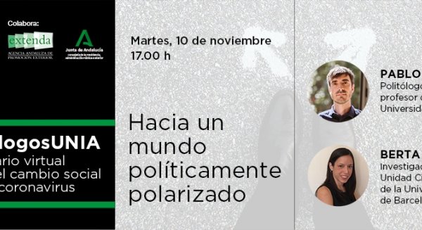 Pablo Simón y Berta Batet inauguran la segunda temporada de #DiálogosUNIA