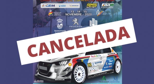 El Ayuntamiento de Estepona suspende el IV Campeonato Nacional de Automovilismo de Montaña