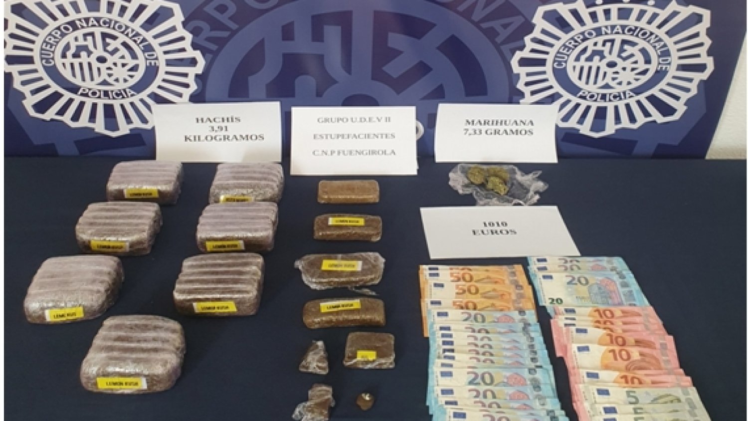 Policía Nacional detiene a un hombre por un delito contra la salud pública en Las Lagunas de Mijas