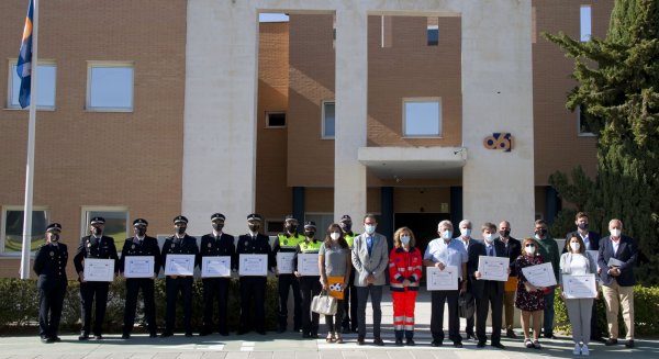 El 061 distingue a 14 personas por su especial intervención en casos de emergencias en Málaga