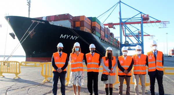 Málaga es puerto de escala de una línea de mercancías que conecta América con Europa