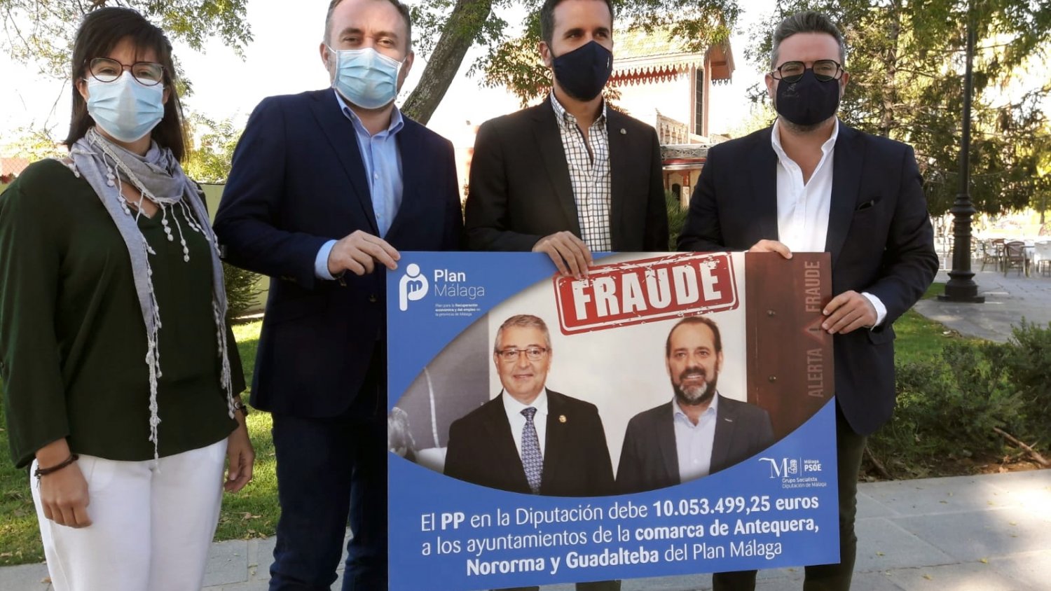 PSOE denuncia que PP en Diputación debe 10 millones del Plan Málaga a Antequera, Nororma y Guadalteba