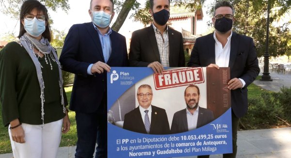 PSOE denuncia que PP en Diputación debe 10 millones del Plan Málaga a Antequera, Nororma y Guadalteba