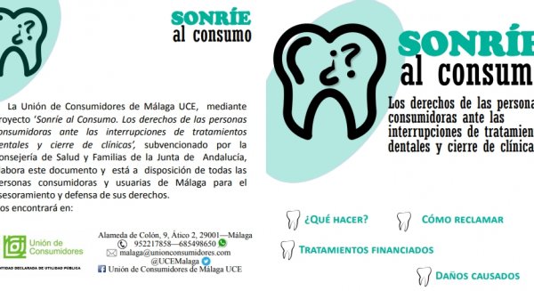 La Unión de Consumidores de Málaga lanza una campaña sobre el cierre de clínicas dentales