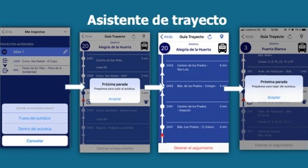 La EMT incorpora en su App un asistente de viaje que guía al usuario durante todo el trayecto