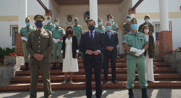 Moreno reconoce en Ronda a la Legión por sus cien años de servicio incondicional a España