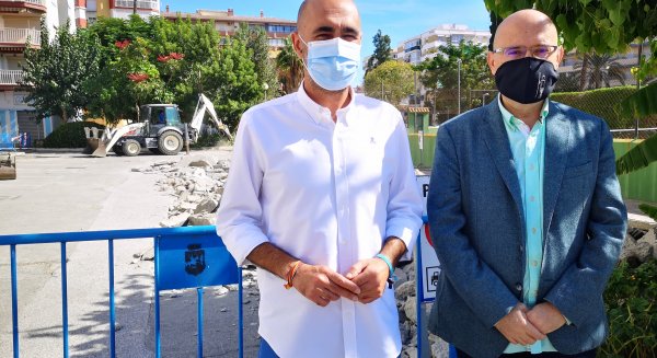 Torre del Mar comienza las obras de remodelación del párking de la calle doctor Marañón