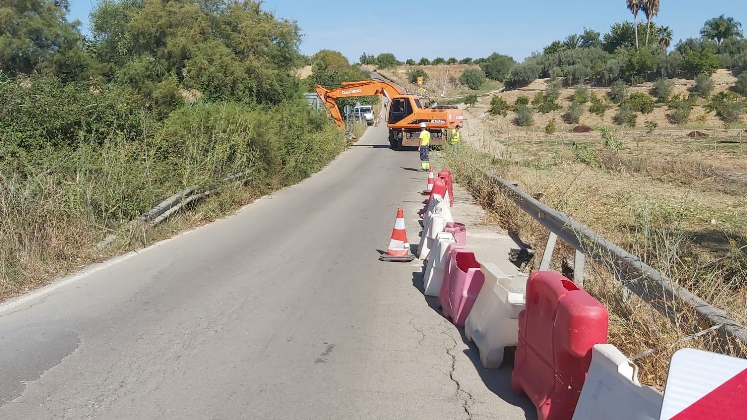 Diputación invierte 48.000 euros en el arreglo de la carretera de Villafranco del Guadalhorce