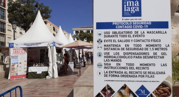 Las empresas participantes en el Mercado 'Sabor a Málaga' del Rincón doblan sus ventas en la edición 2020