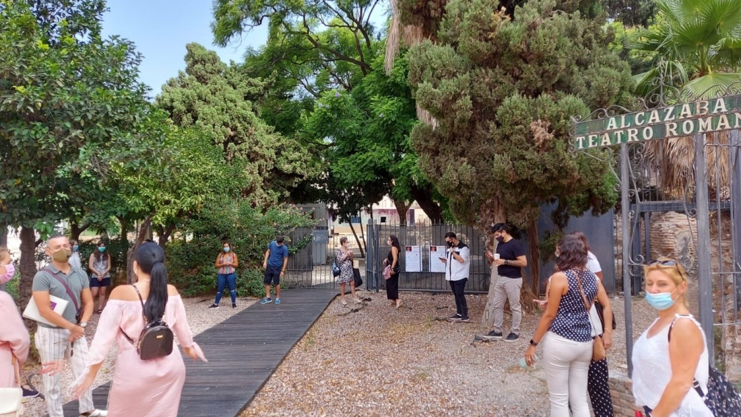La UMA presenta su programa Erasmus+ ARTCademy a las empresas de Promálaga en La Alcazaba