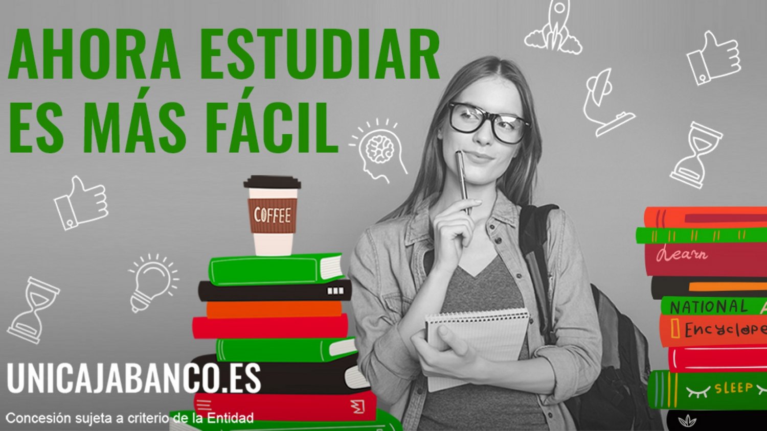 Unicaja Banco facilita el pago de la matrícula y anticipa las becas con préstamos a un interés del 0%