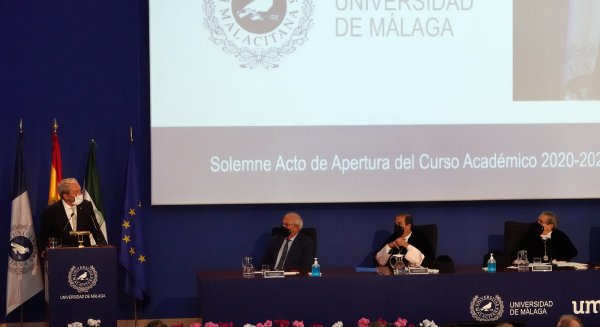 El rector de la UMA pide “un compromiso cierto” a la Junta para recuperar los fondos retirados por la pandemia