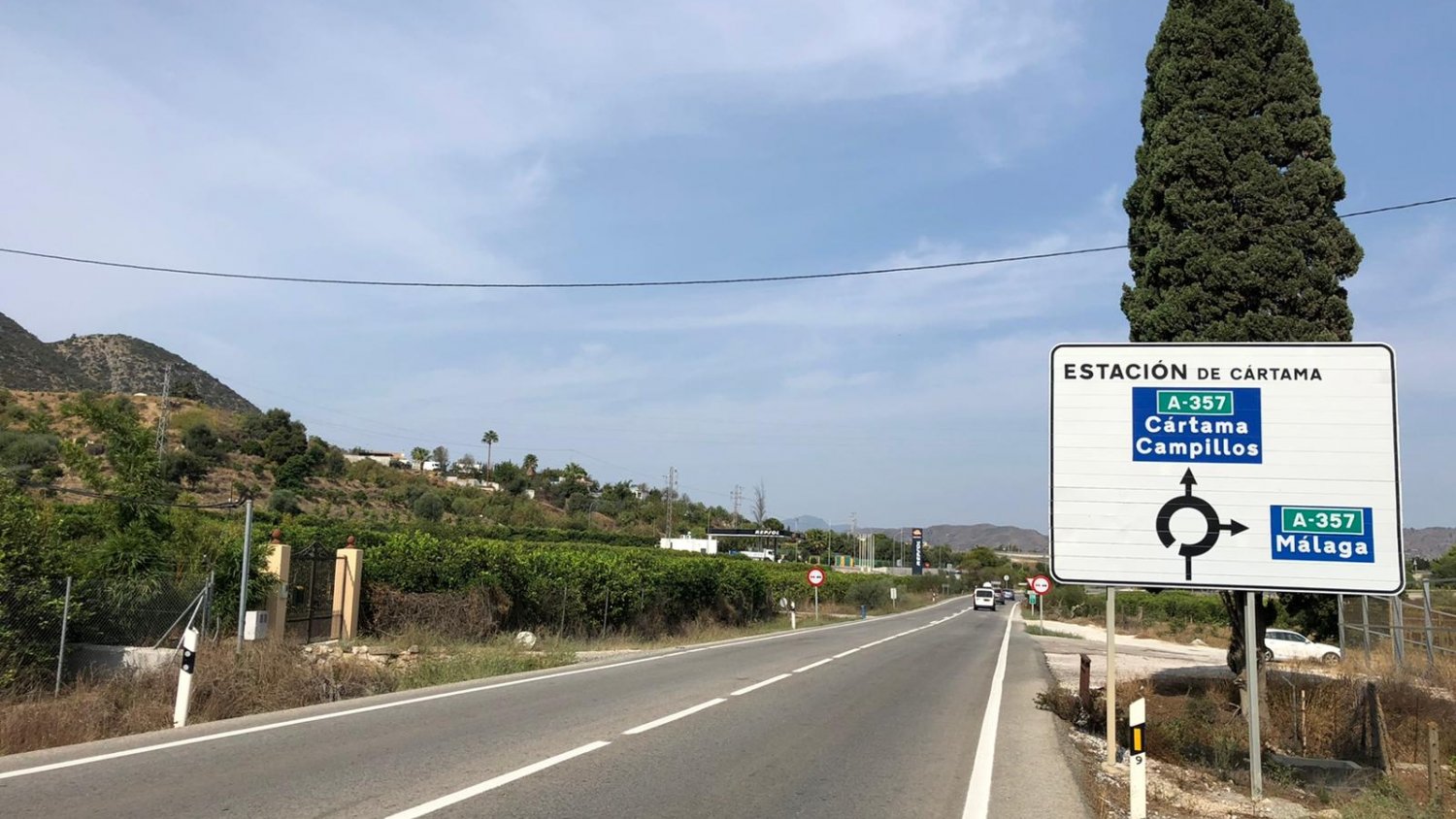 La Consejería de Fomento licita el camino ciclopeatonal de la travesía de Cártama