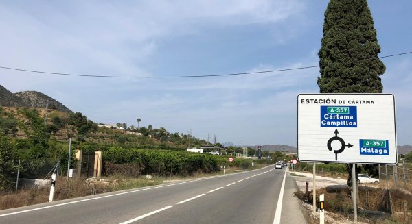 La Consejería de Fomento licita el camino ciclopeatonal de la travesía de Cártama