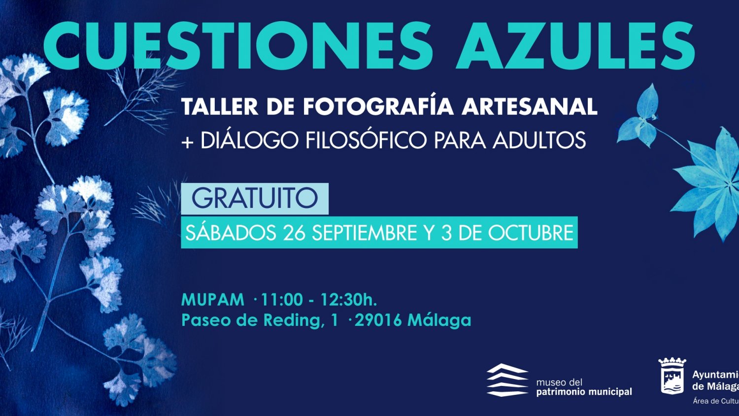 El MUPAM programa el taller de fotografía artesanal y botánica ‘Cuestiones azules’