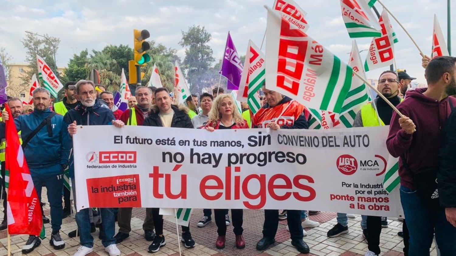 IU apoya las movilizaciones para que “el sector de la automoción de Málaga no pierda poder adquisitivo”