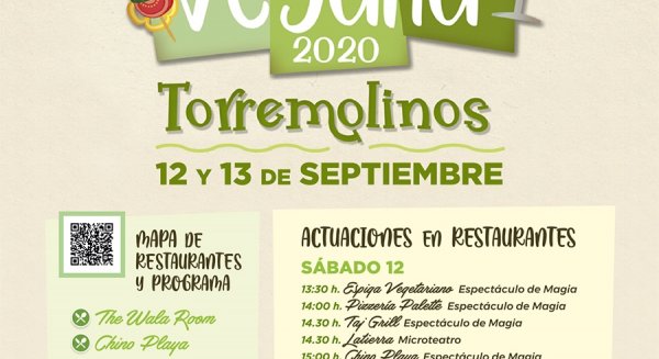 Torremolinos organiza el 12 y 13 de septiembre la I Feria de la Tapa Vegana