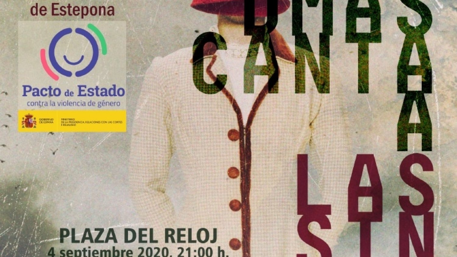 Paco Damas canta a ‘Las Sinsombrero’ en un concierto contra la violencia de género en Estepona