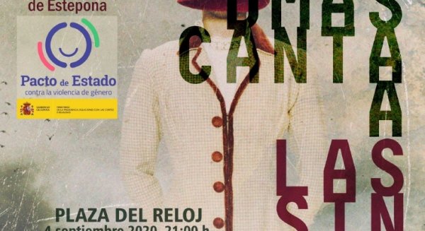 Paco Damas canta a ‘Las Sinsombrero’ en un concierto contra la violencia de género en Estepona