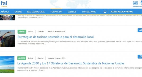 El aula virtual de Cifal Málaga - Unitar forma a más de mil alumnos en el primer año de funcionamiento