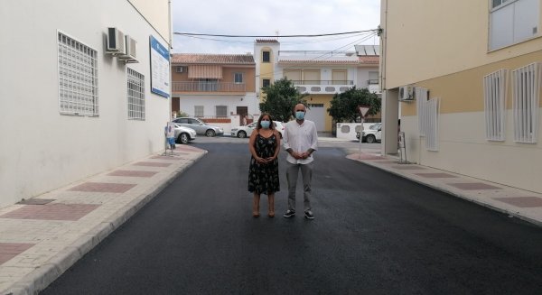 Infraestructuras de Vélez- Málaga comienza su plan de asfaltado en Almayate