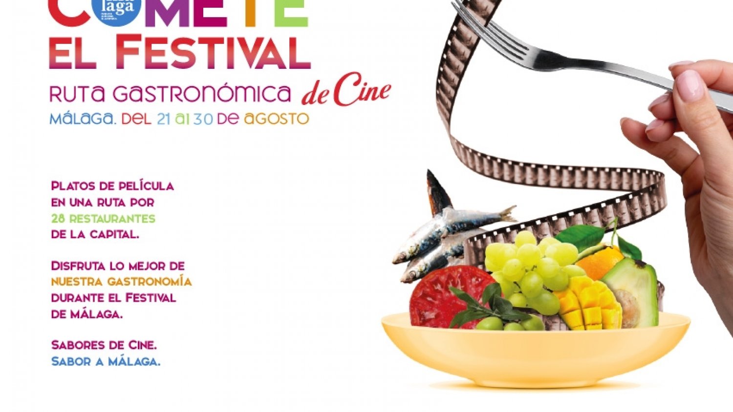 'Sabor a Málaga' celebra su ruta gastronómica el 21 y 30 de agosto por el Festival de Cine de Málaga