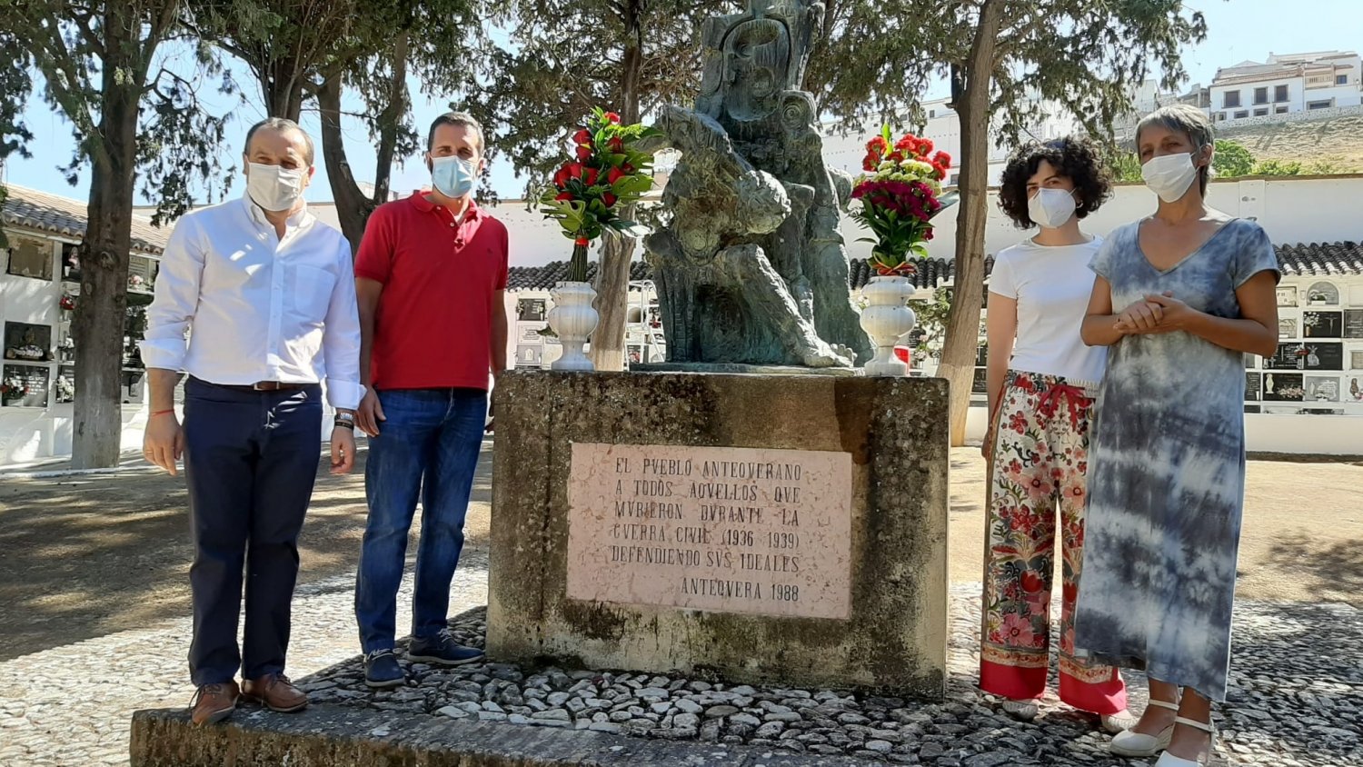 PSOE homenajea otro año a los antequeranos fusilados por el alzamiento militar y la dictadura franquista