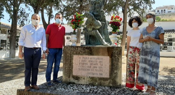 PSOE homenajea otro año a los antequeranos fusilados por el alzamiento militar y la dictadura franquista