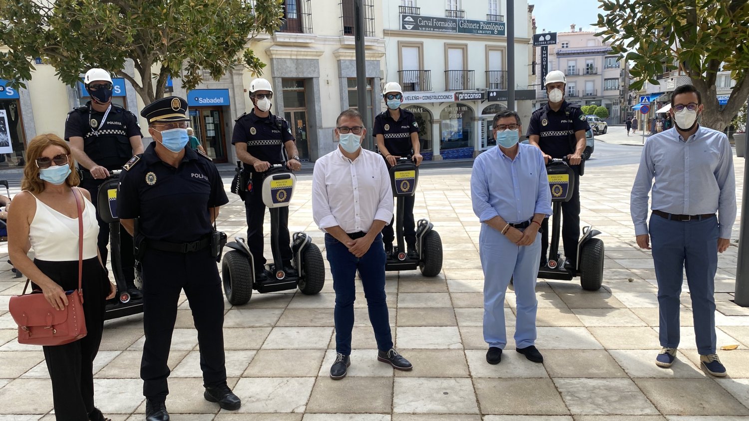 La Policía Local de Vélez-Málaga refuerza la vigilancia incorporando cuatro vehículos segway