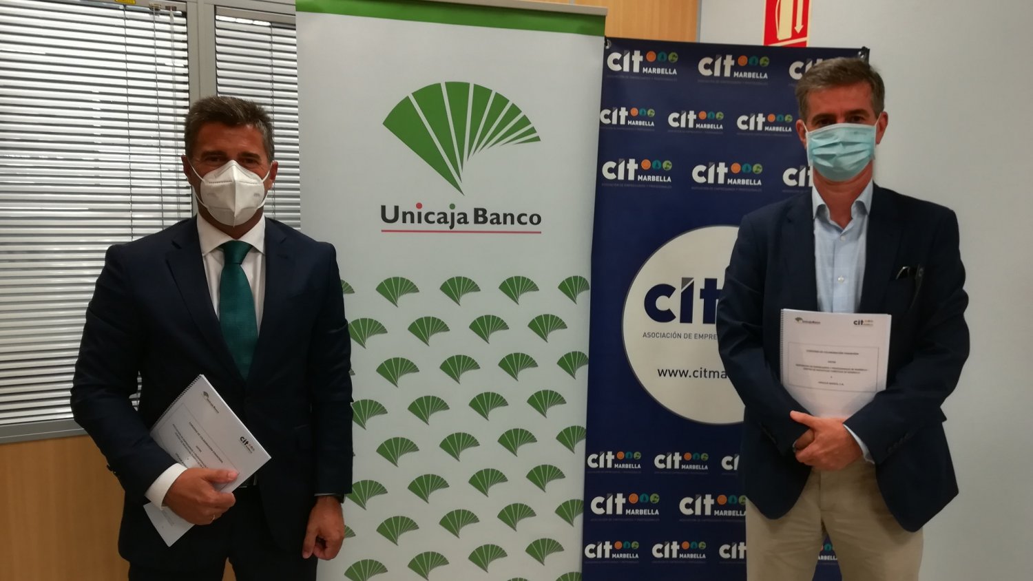 Unicaja renueva su colaboración con CIT Marbella para impulsar el negocio de más de 500 empresarios