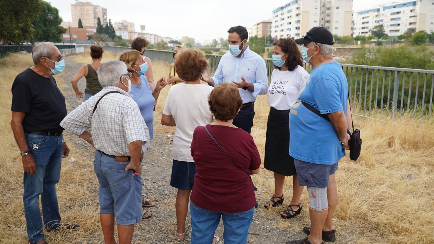 PSOE pide la limpieza del Guadalmedina para frenar la proliferación de colonias de insectos