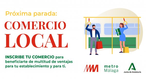 Metro de Málaga inicia una campaña digital para promocionar el comercio local