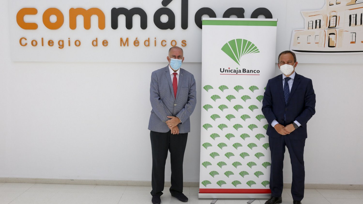 Unicaja Banco renueva su acuerdo con el Colegio de Médicos de Málaga favoreciendo su actividad