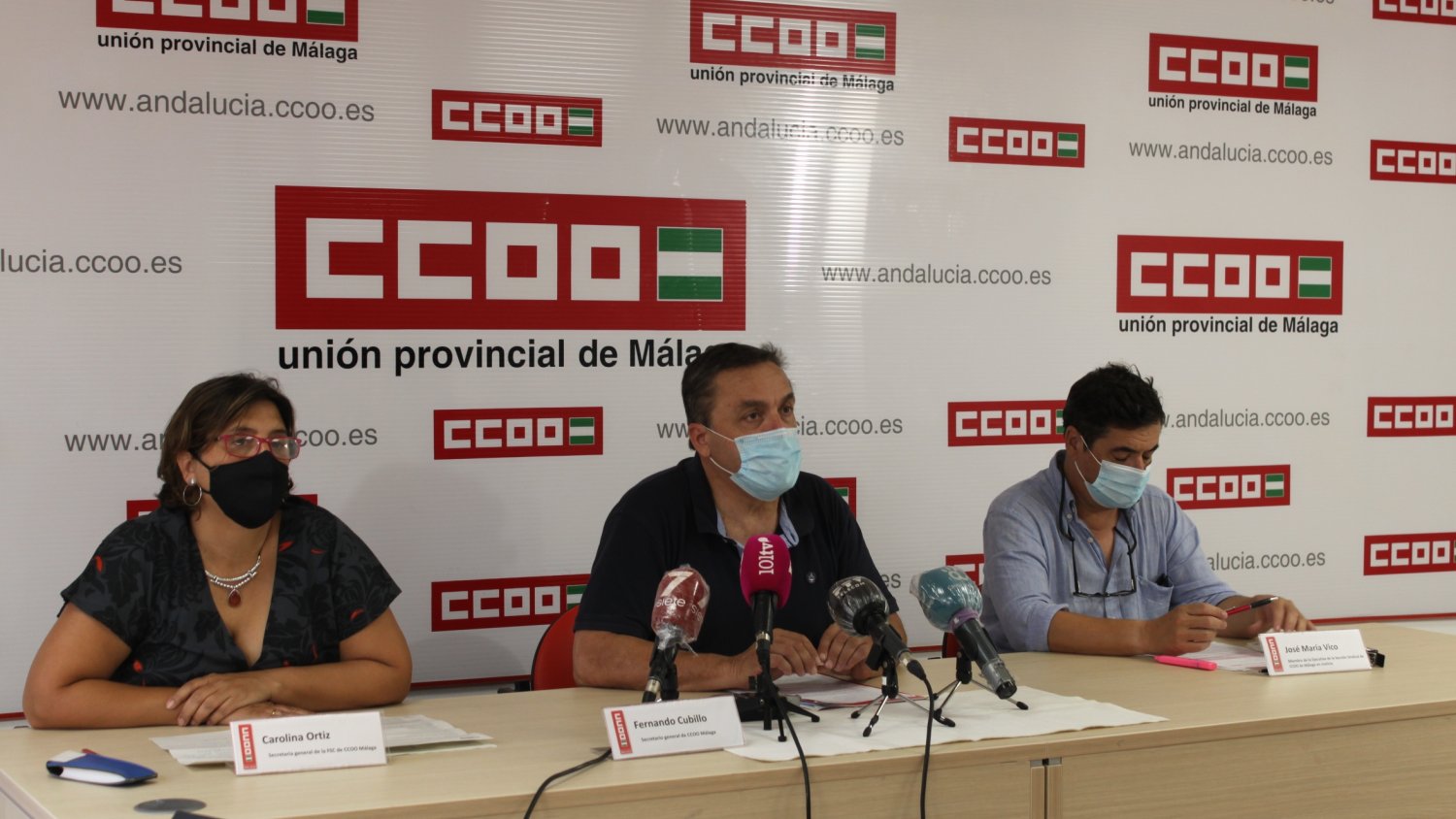 CCOO denuncia el colapso judicial de los juzgados de Málaga exigiendo un refuerzo de plantilla