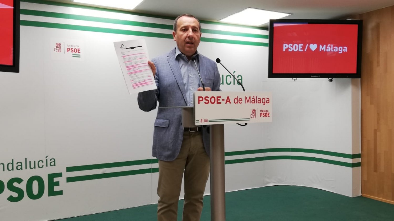PSOE pide explicaciones al consejero de salud por el colapso de centros de atención primaria de Málaga