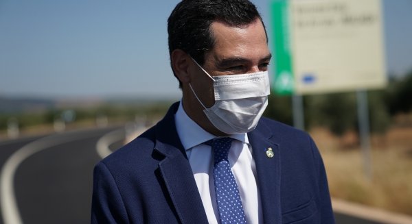Moreno inaugura la Variante Este de Arriate tras una década olvidada
