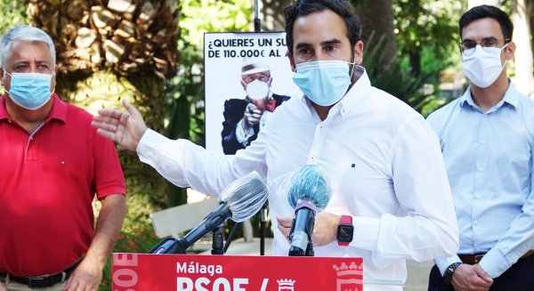 Pérez anima a los malagueños a presentarse a la oferta de sueldo galáctico de 110.000 de LIMASAM