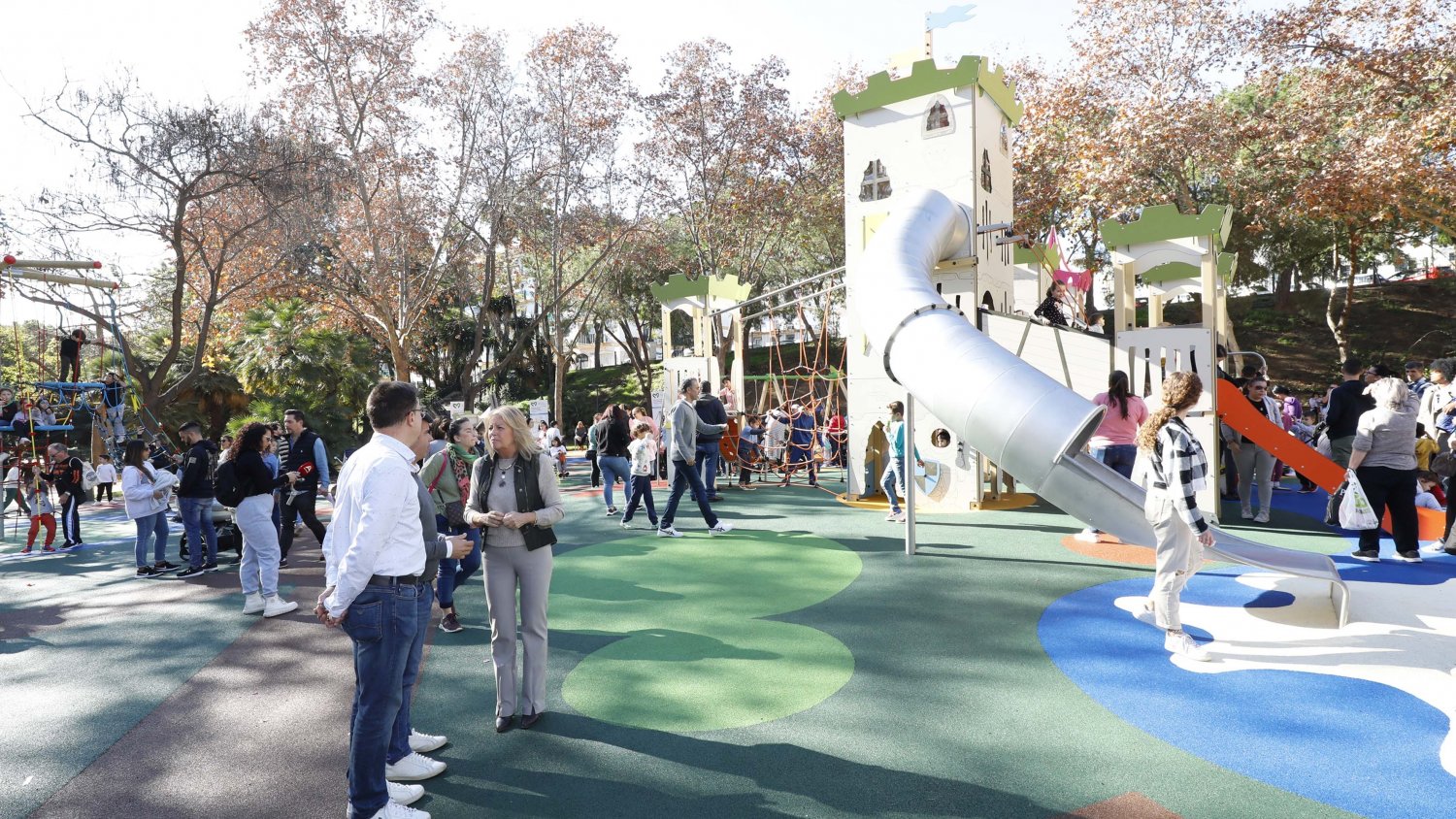 Marbella concluye la remodelación del parque infantil del parque Arroyo de La Represa