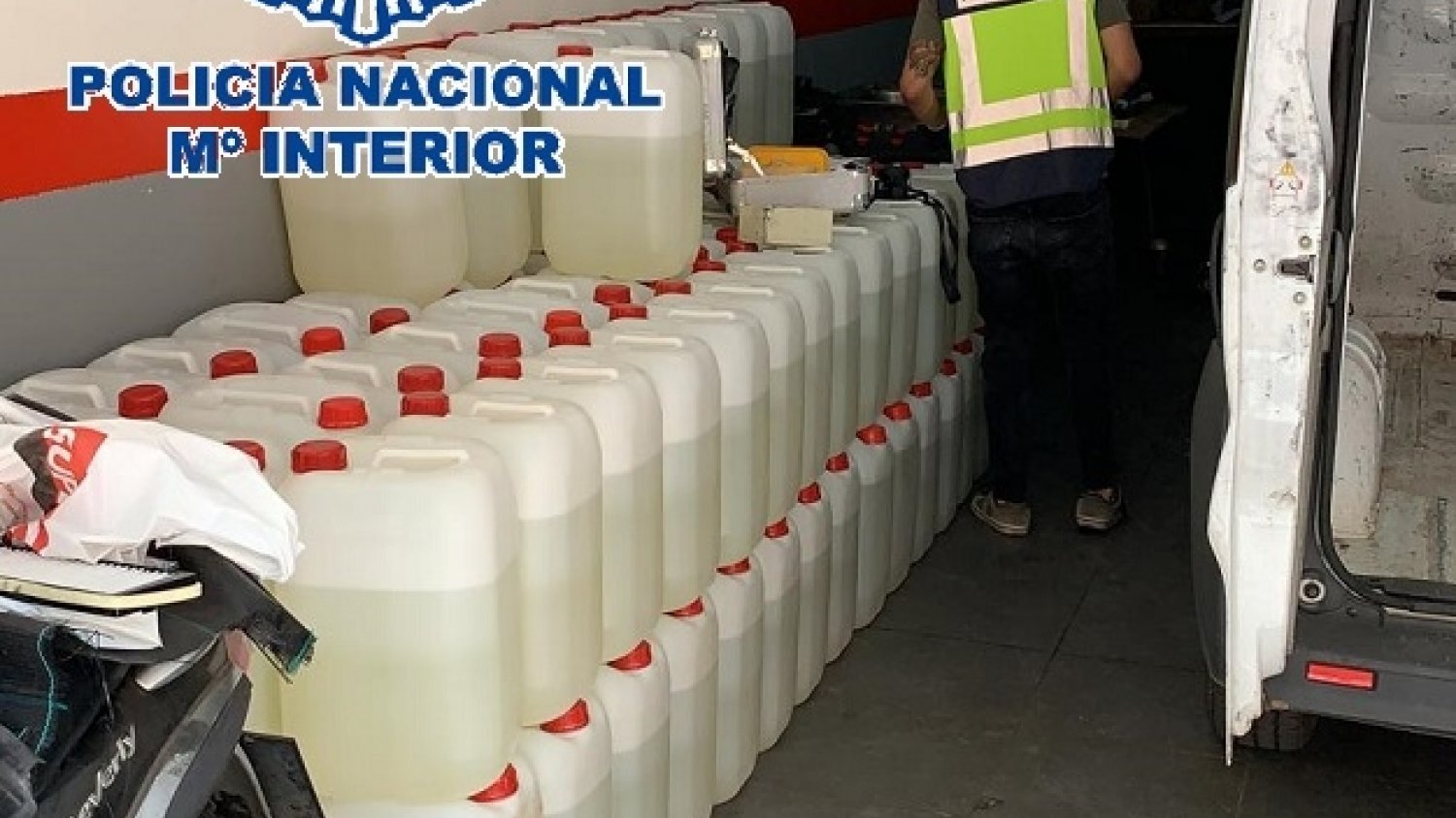 La Policía Nacional interviene 290 kilogramos de hachís en un inmueble en Benahavís