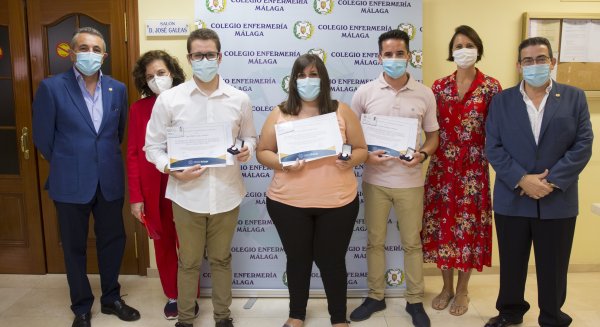 El Colegio de Enfermería premia a los mejores expedientes académicos en el curso 2019/2020