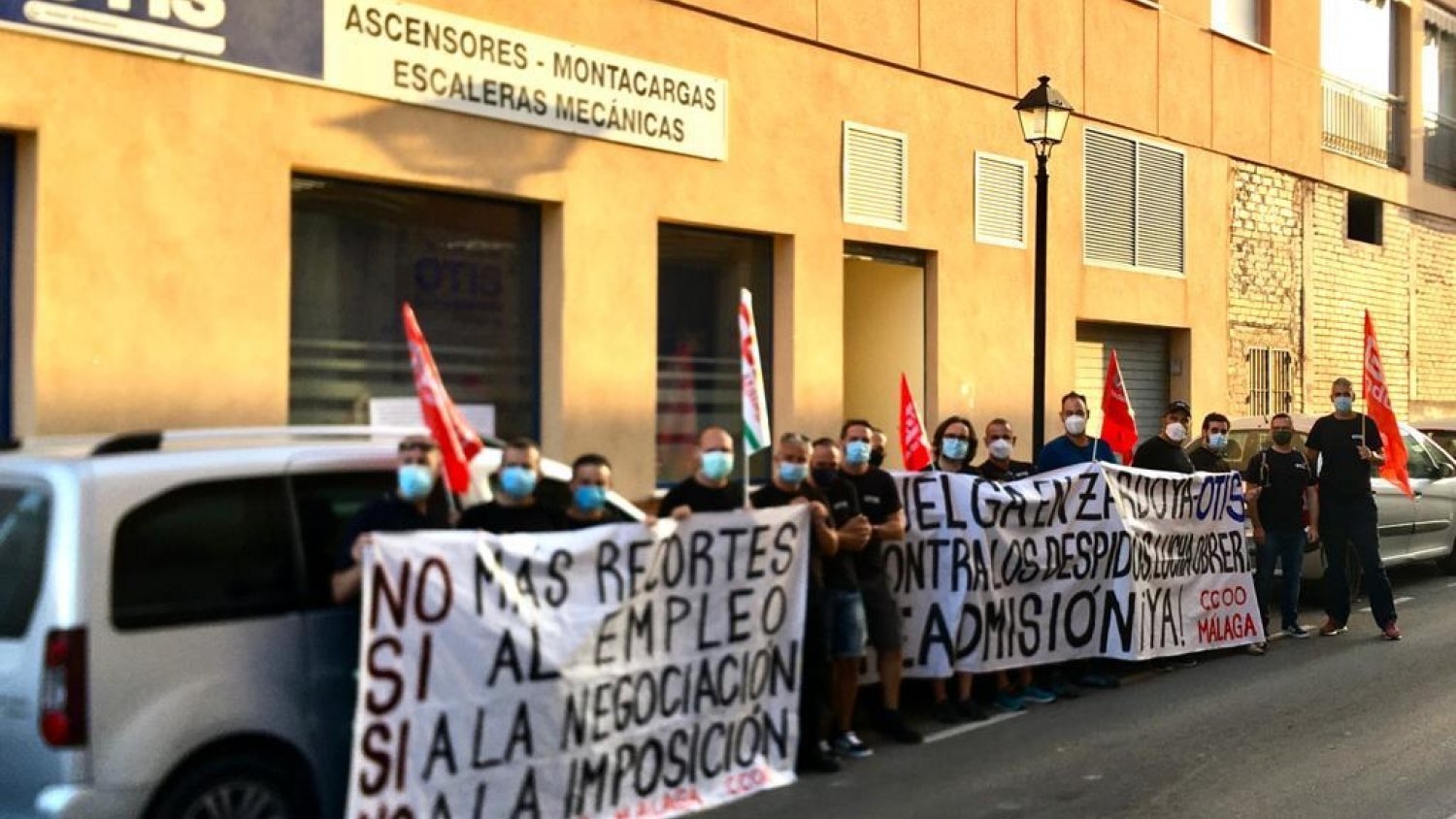 CCOO exige con una huelga de dos días la readmisión de las 16 personas despedidas en Zardoya Otis