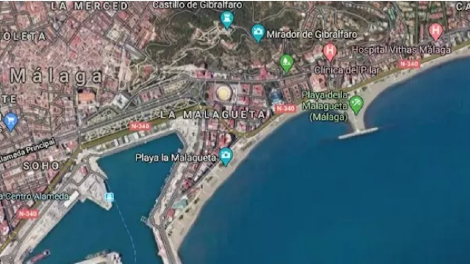 Fallece ahogado un hombre en la Playa de la Malagueta en la madrugada del martes