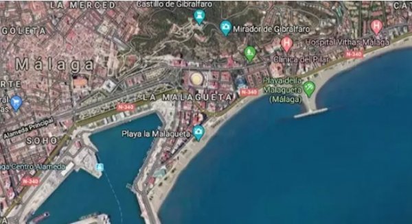 Fallece ahogado un hombre en la Playa de la Malagueta en la madrugada del martes