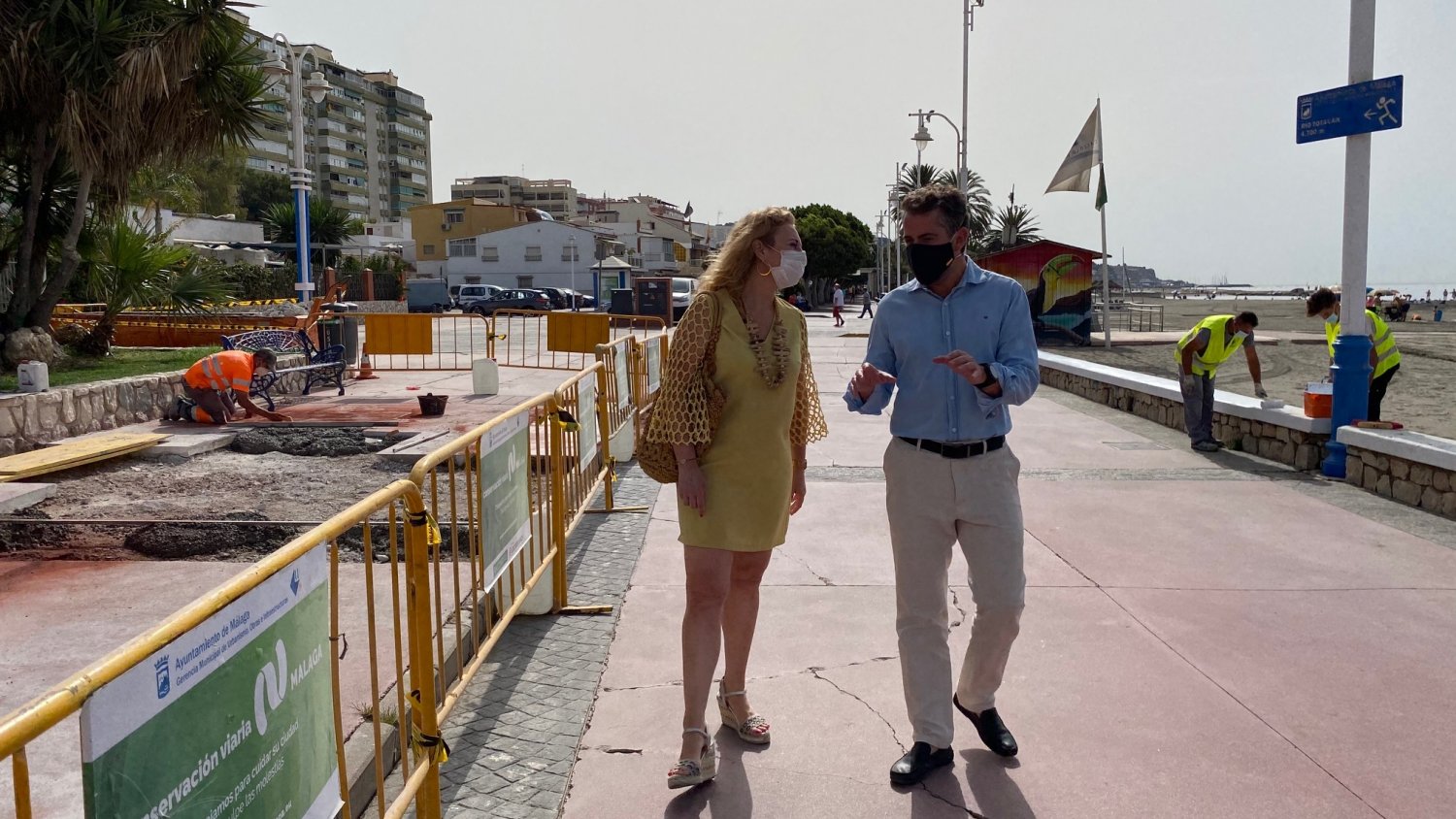 El PP pide un acuerdo a tres bandas para renovar los paseos marítimos de El Palo y Pedregalejo