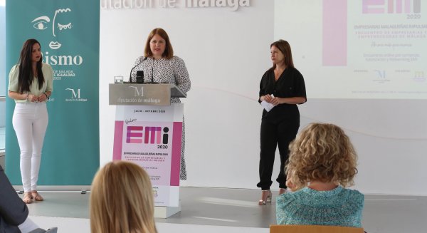 Diputación y Amupema presentan el formato de la edición 2020 de las jornadas 'Empresarias Malagueñas Impulsan'